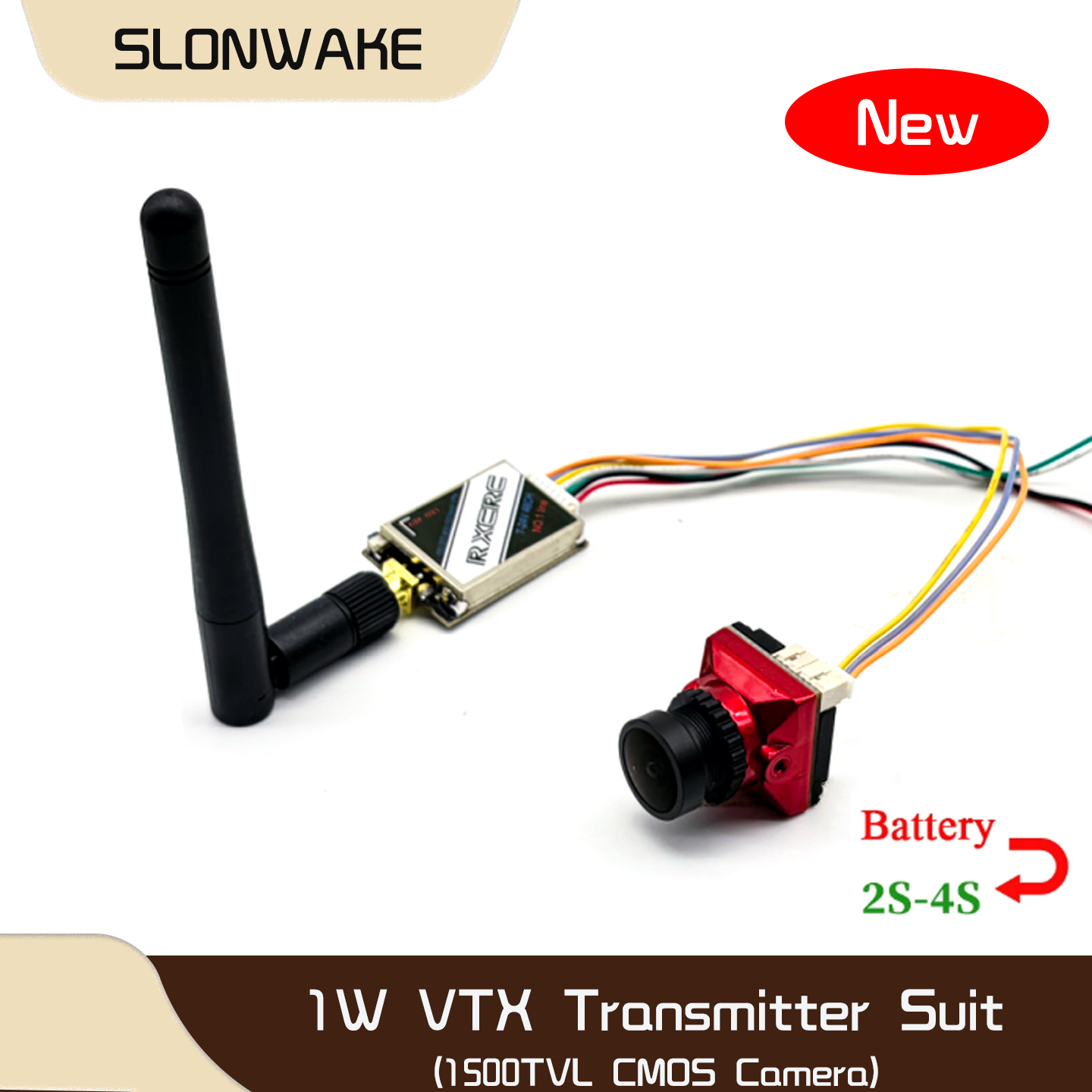 Fpv Drone Receiver - SLONWAKE Trasmettitore Video Regolabile 5.8G 48CH