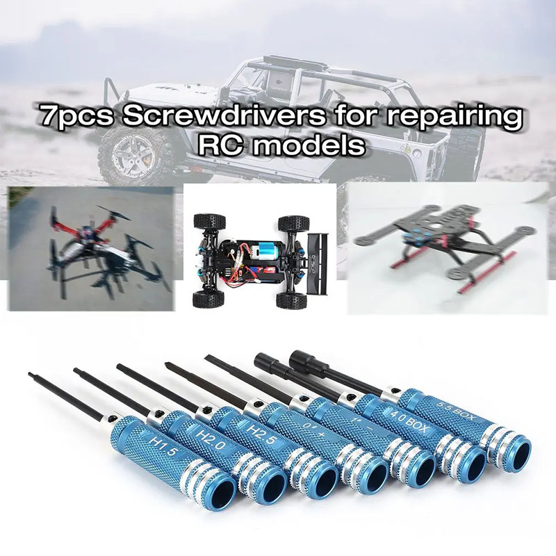 Set di 7 Cacciaviti Esagonali  - Fpv Drone Tool Kit recensione e prezzo