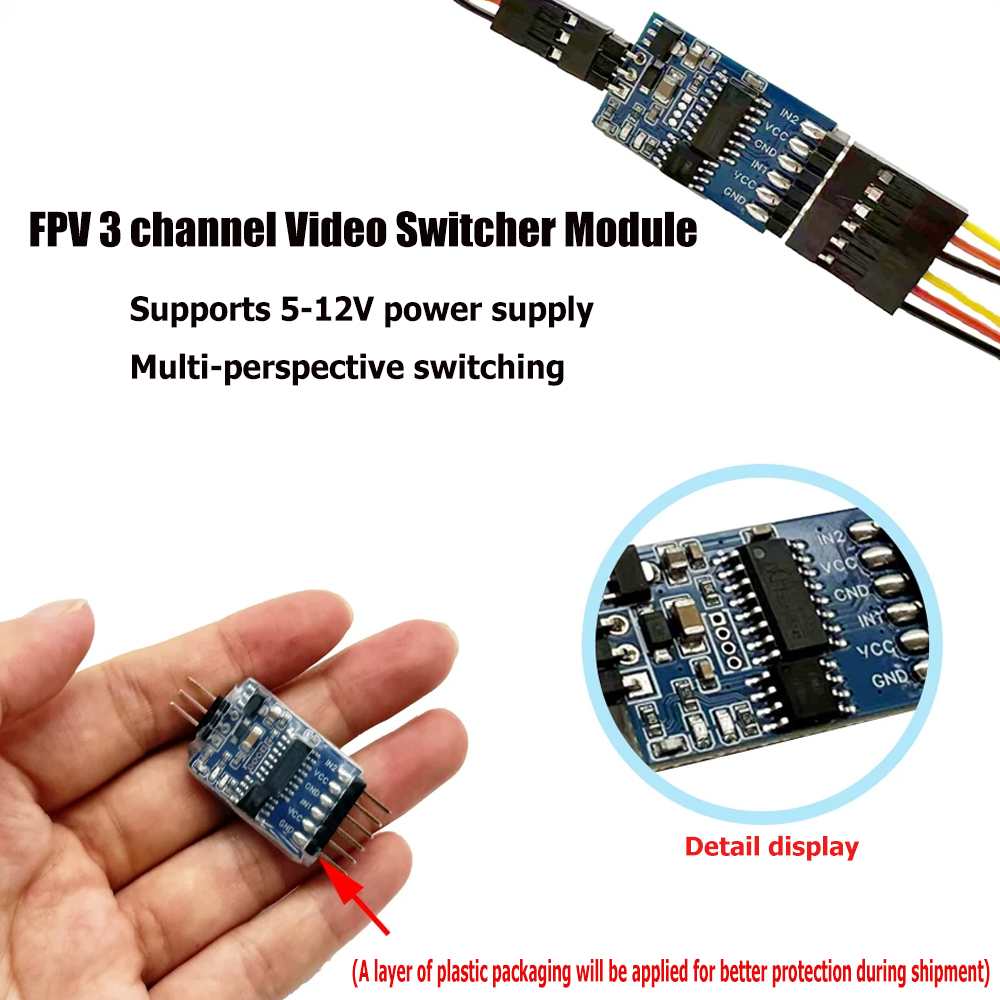 Modulo Switcher Video a 3 Cana - Fpv Drone Receiver recensione e prezzo